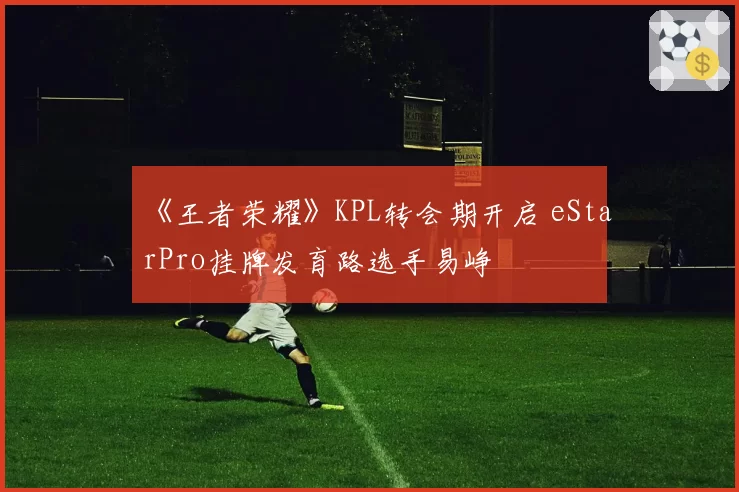 《王者荣耀》KPL转会期开启 eStarPro挂牌发育路选手易峥